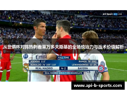从世俱杯对阵热刺看莱万多夫斯基的全场统治力与战术价值解析